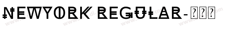 NewYork Regular字体转换